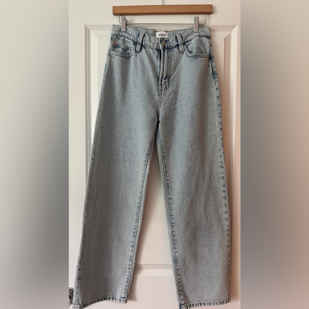 Hudson Jeans Light Wash NOA High Rise Straight Leg Women's Jeans